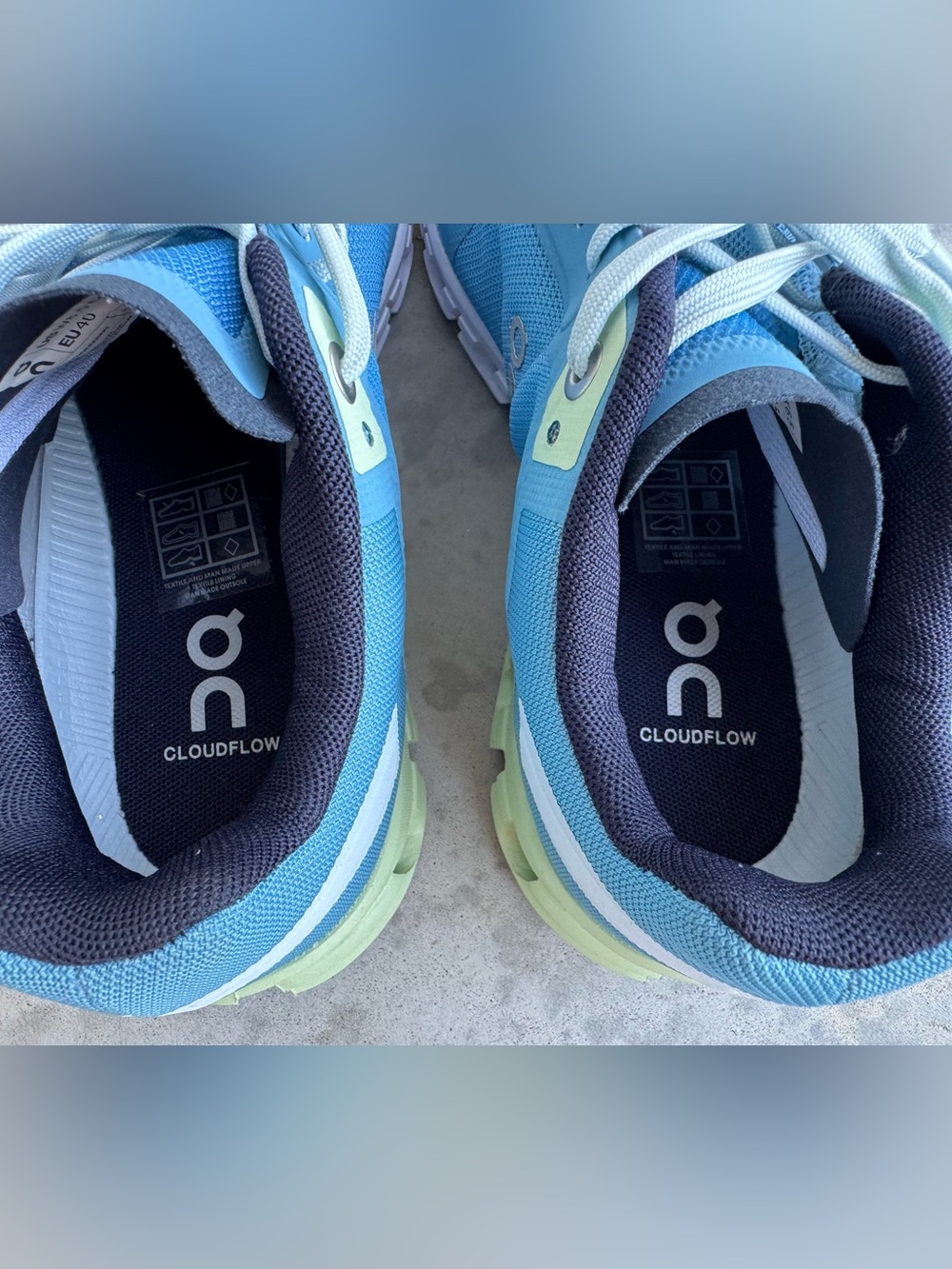 On Running Cloudflow 3.0
Niagara Blue Meadow Green Women's Size 8.5 35.99033 - Picture 8 of 10